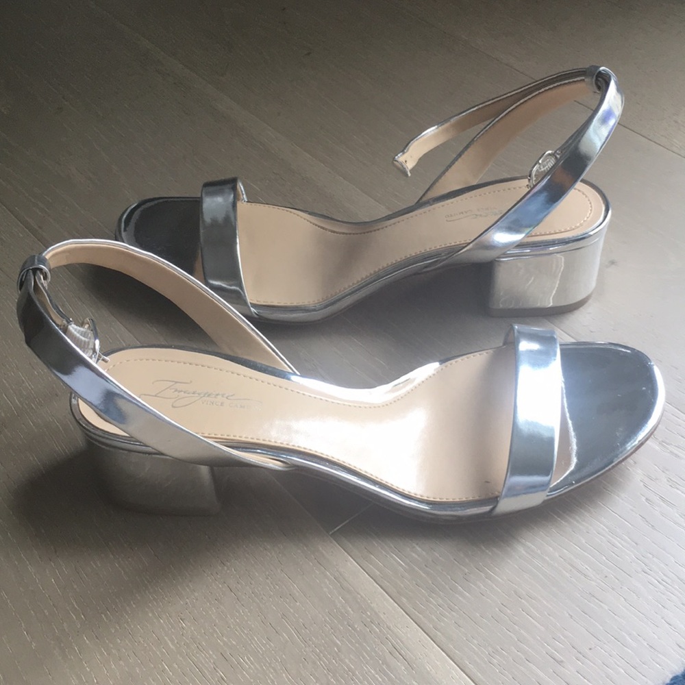Imagine Vince Canute platinum specchio 2in heels